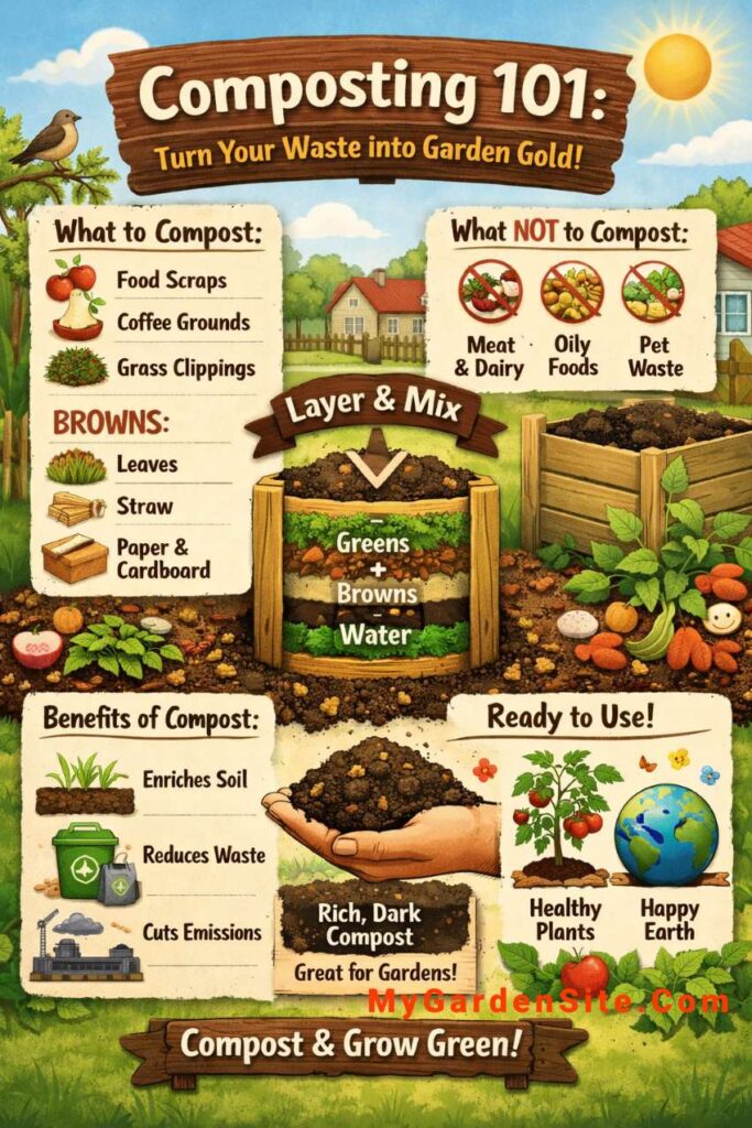 General overview for composting for plant soil nutrition